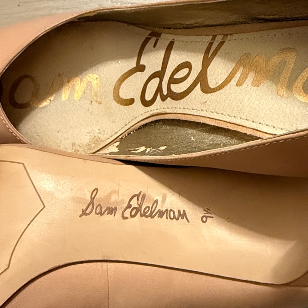 Sam Edelman nude heels, size 9.5 - Picture 6 of 6